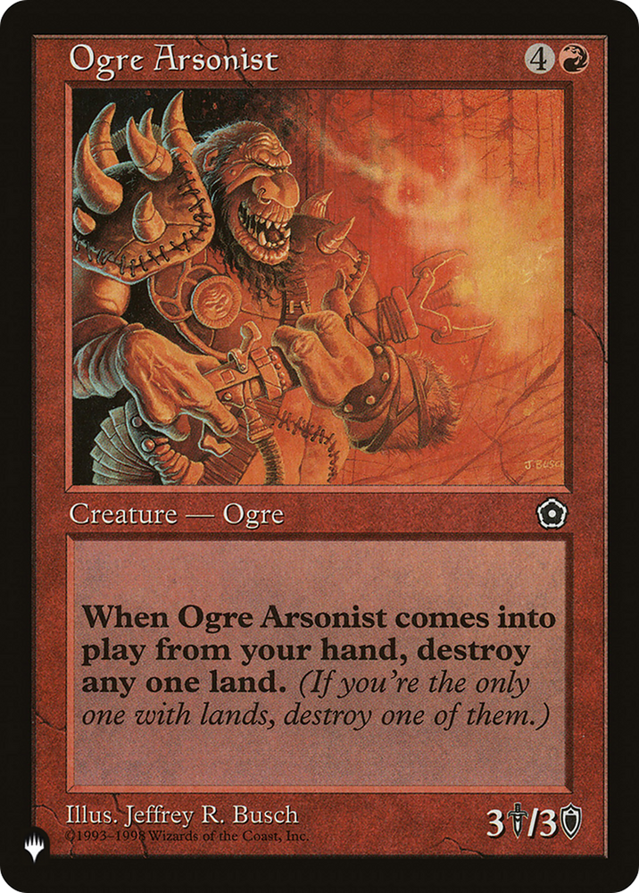 Ogre Arsonist [The List Reprints]