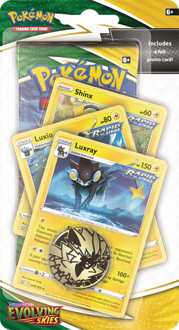 Sword & Shield: Evolving Skies - Single Pack Blister (Luxray, Luxio, Shinx)