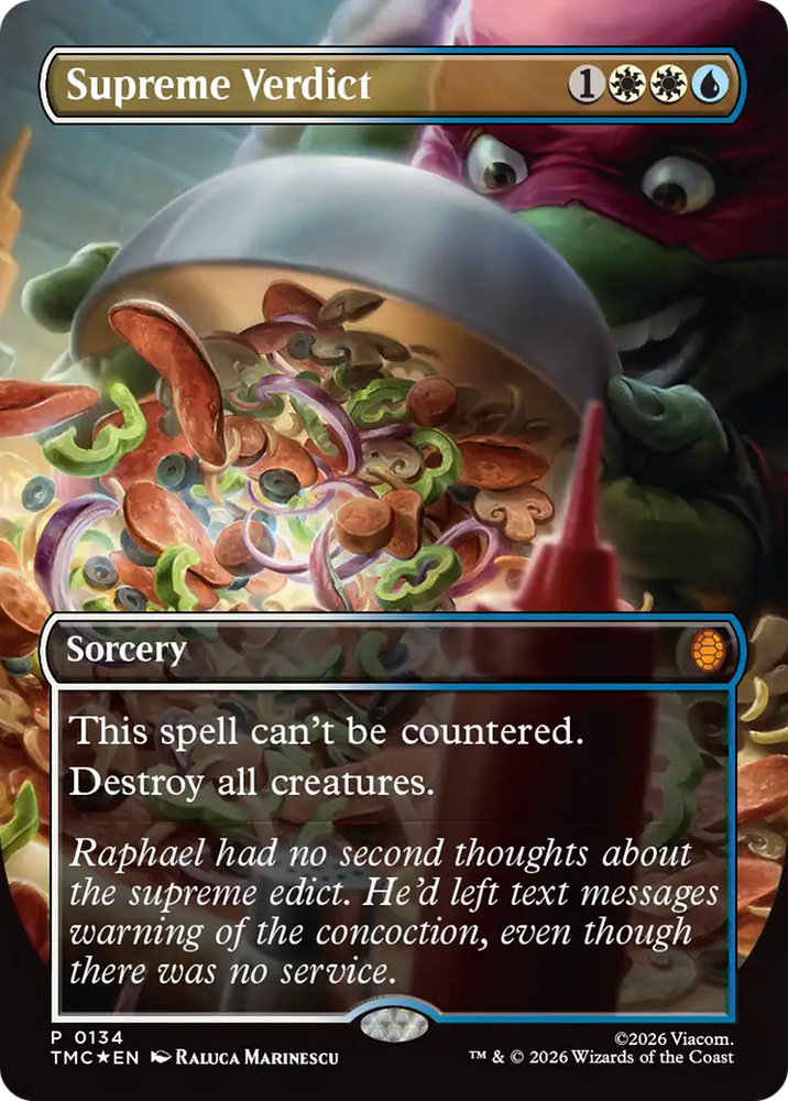 Supreme Verdict (Borderless) [Teenage Mutant Ninja Turtles Promos]