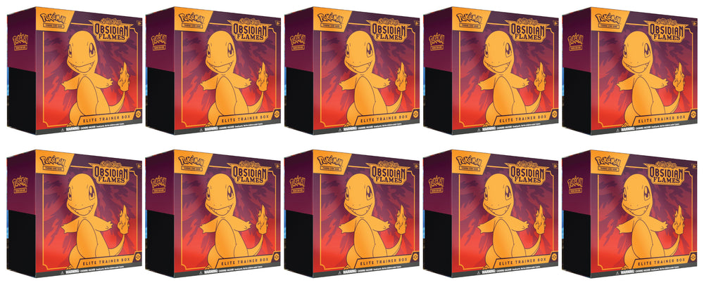 Scarlet & Violet: Obsidian Flames - Elite Trainer Box Case