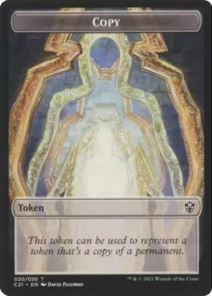 Copy // Land Mine Double-Sided Token [Secret Lair Drop Series]