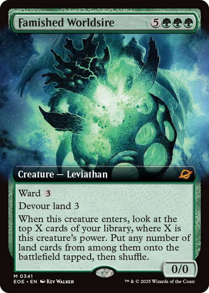 Famished Worldsire (Extended Art) [Edge of Eternities]