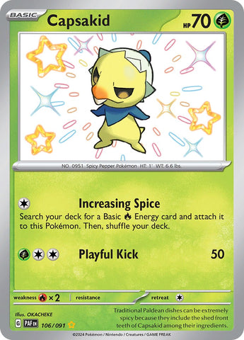 Capsakid (106/091) [Scarlet & Violet: Paldean Fates]