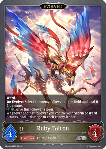 Ruby Falcon (BP03-099EN) [Flame of Laevateinn]