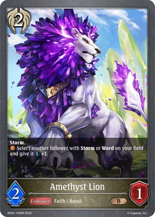 Amethyst Lion (BP03-105EN) [Flame of Laevateinn]