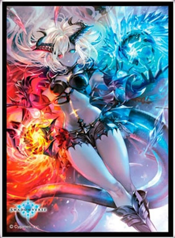 Chara Collection: 65ct Standard Sleeves - Flame and Glass Duality (Matte) (No.MT1415)