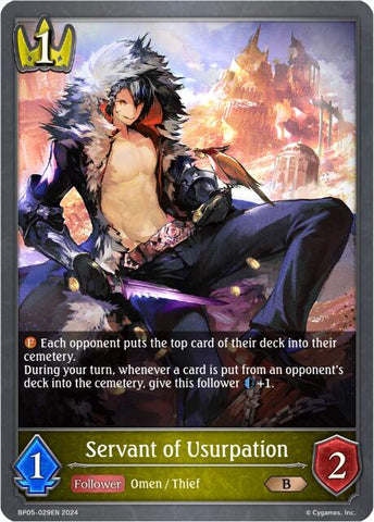 Servant of Usurpation (BP05-029EN) [Omens Eternal]