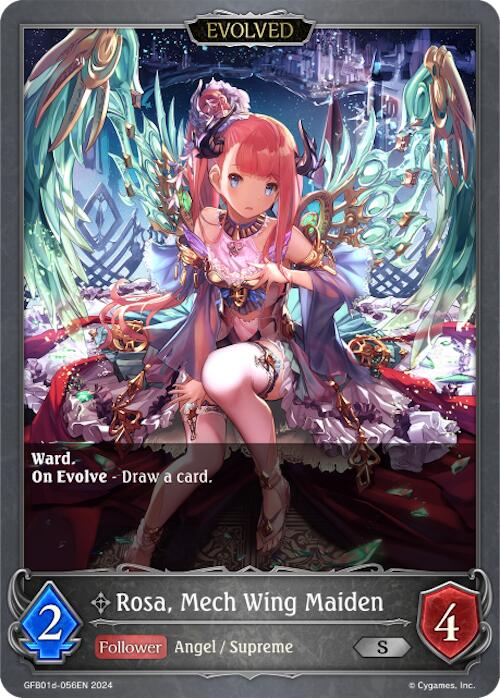 Rosa, Mech Wing Maiden (Evolved) (GFB01d-056EN) [Gloryfinder Bundle 01: Guide to Glory]