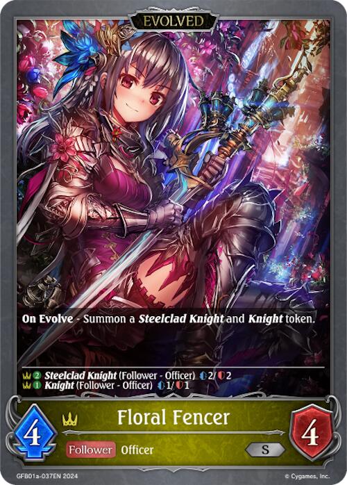 Floral Fencer (Evolved) (GFB01a-037EN) [Gloryfinder Bundle 01: Guide to Glory]