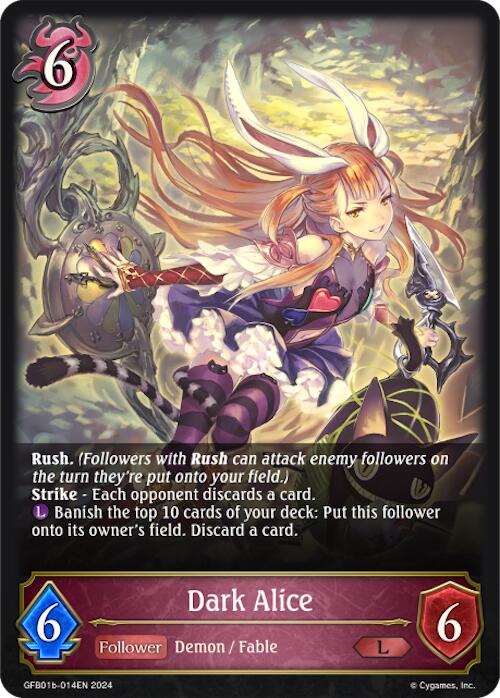 Dark Alice (GFB01b-014EN) [Gloryfinder Bundle 01: Guide to Glory]