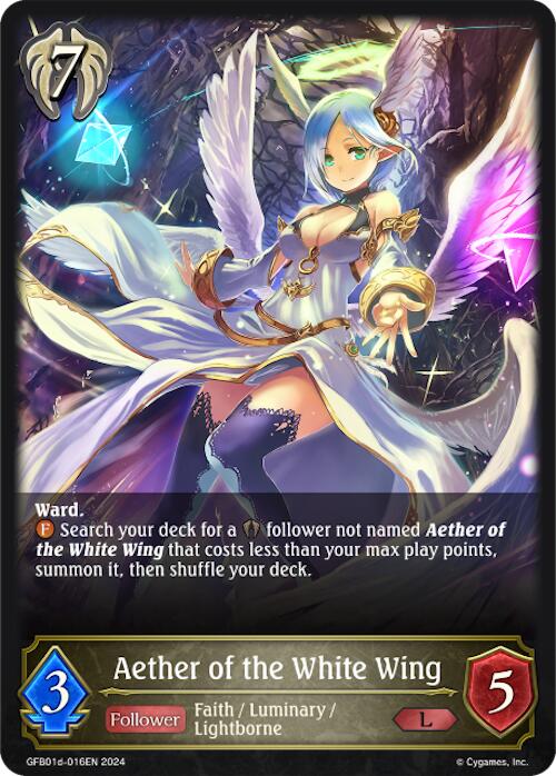 Aether of the White Wing (GFB01d-016EN) [Gloryfinder Bundle 01: Guide to Glory]