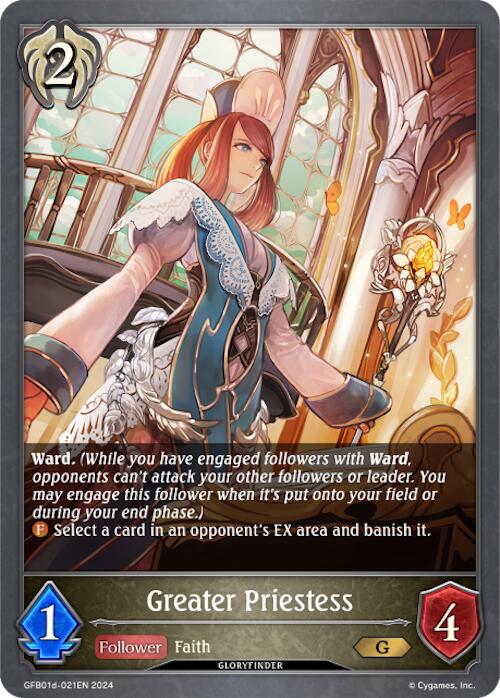 Greater Priestess (GFB01d-021EN) [Gloryfinder Bundle 01: Guide to Glory]