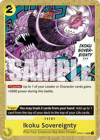 Ikoku Sovereignty [Starter Deck: YELLOW Charlotte Katakuri]