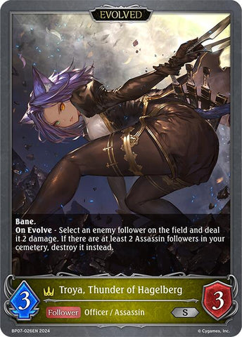 Troya, Thunder of Hagelberg (Evolved) (BP07-026EN) [BP07: Verdant Steel]