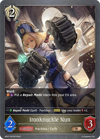 Ironknuckle Nun (BP07-097EN) [Verdant Steel]