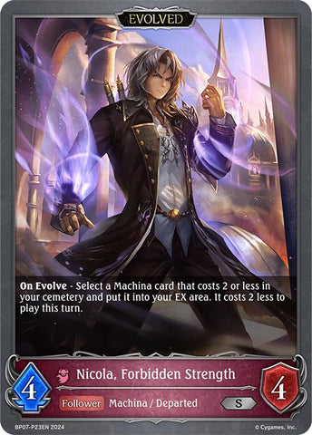 Nicola, Forbidden Strength (Evolved) - P23EN (Foil) (BP07-P23EN) [Verdant Steel]