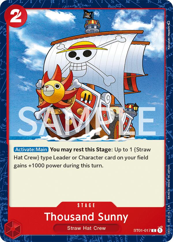 Thousand Sunny [Revision Pack Cards]