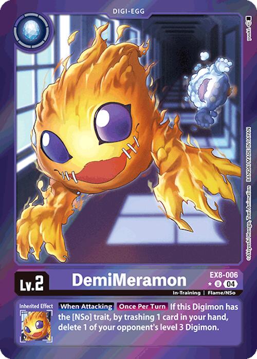 DemiMeramon [EX8-006] (Limited Foil) [Chain of Liberation]