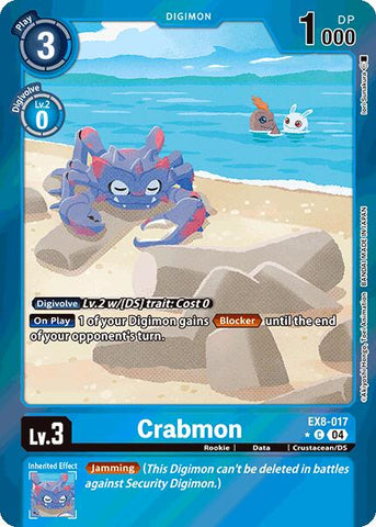 Crabmon [EX8-017] (Limited Foil) [Chain of Liberation]