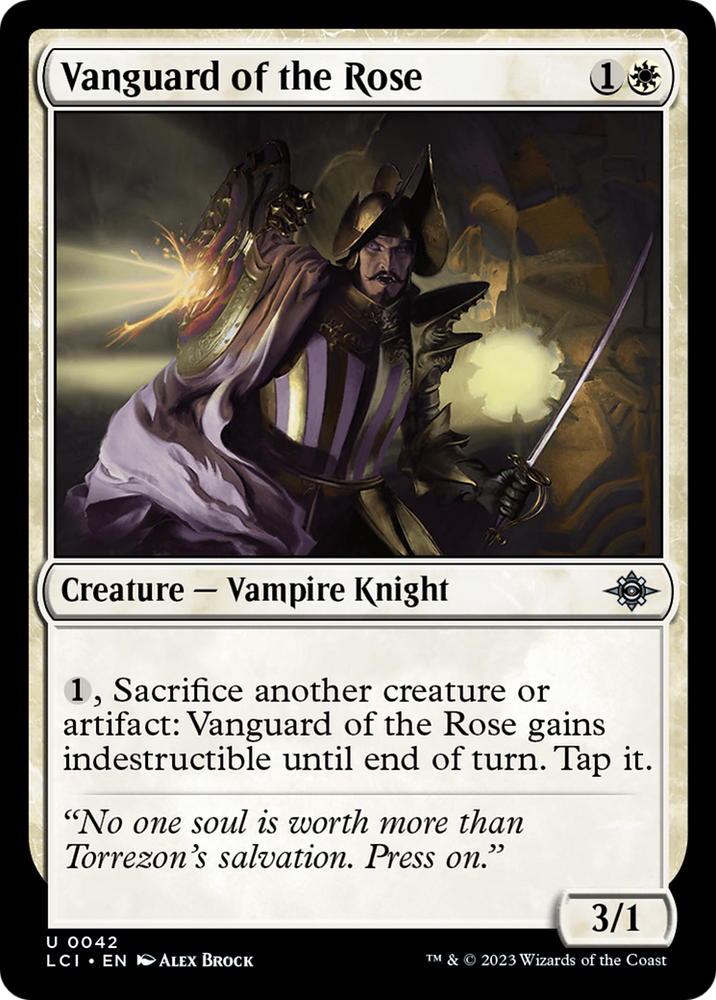 mtg ixalan vampire cards Clavileno, First of the Blessed (Showcase) [The Lost Caverns of An individual card from the Magic Bloodbond Vampire Explorers of
