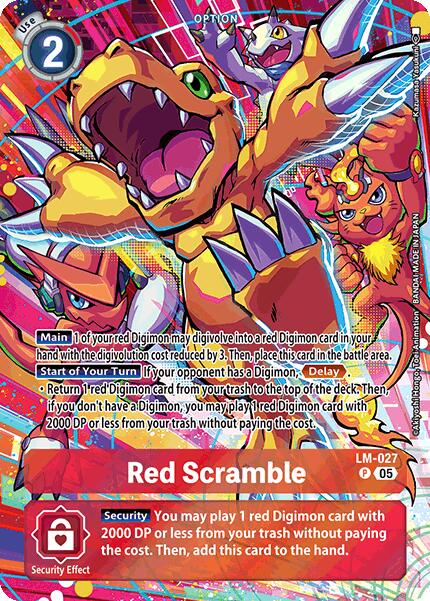 Red Scramble [LM-027] (Alternate Art) [Starter Deck: Protector of Light]