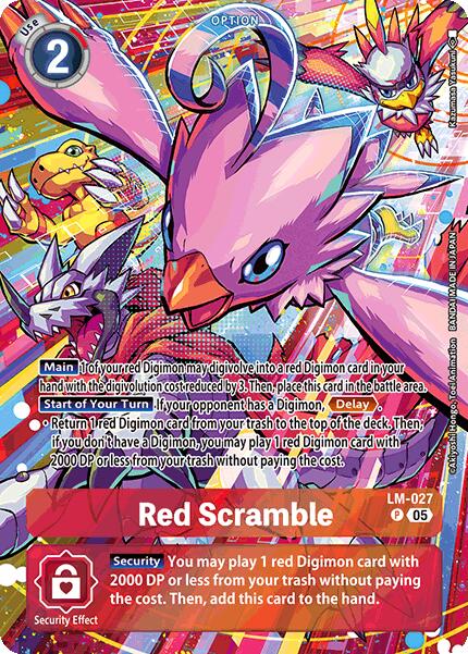 Red Scramble [LM-027] (Alternate Art) [Starter Deck: Hero of Hope]