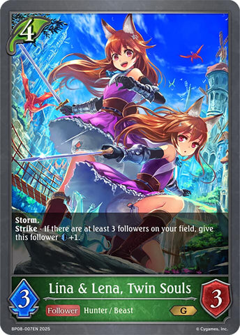 Lina & Lena, Twin Souls (BP08-007EN) [Alterchaotica]