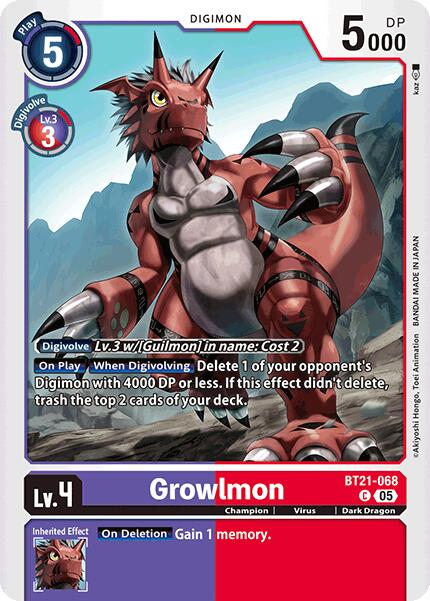 Grolwmon [BT21-068] [World Convergence]