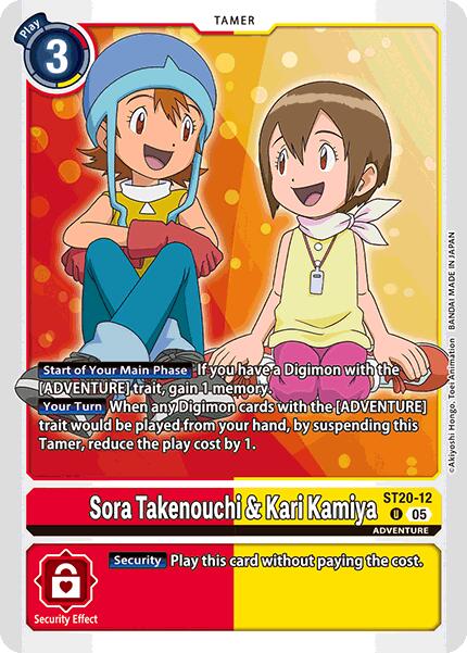 Sora Takenouchi & Kari Kamiya [ST20-12] [Starter Deck: Protector of Light]