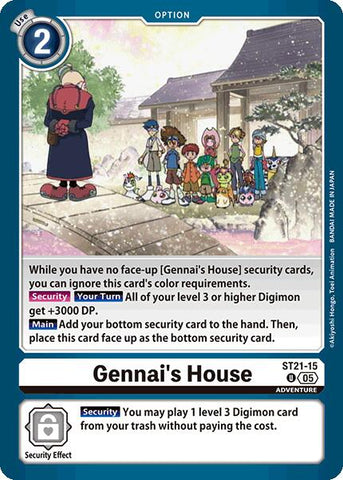 Gennai's House [ST21-15] [Starter Deck: Hero of Hope]
