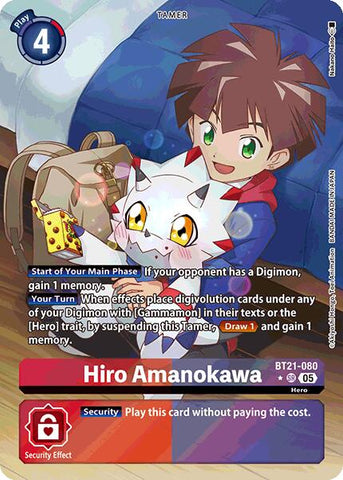 Hiro Amanokawa [BT21-080] (Alternate Art) [World Convergence]