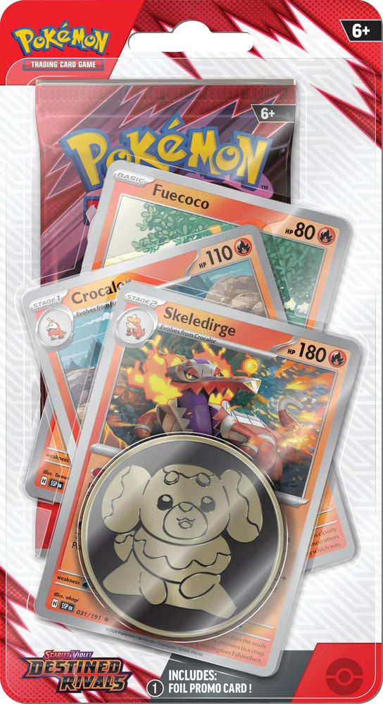 Scarlet & Violet: Destined Rivals - Premium Checklane Blister (Skeledirge)