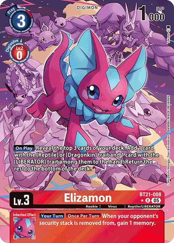Elizamon [BT21-008] (Alternate Art) [World Convergence]