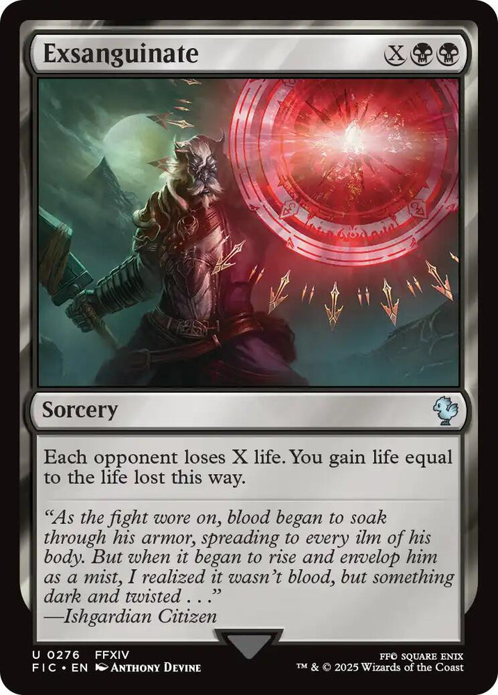 Exsanguinate (Surge Foil) [FINAL FANTASY Commander]