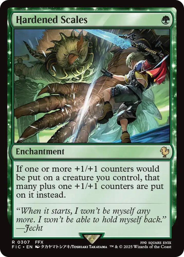 Hardened Scales (Surge Foil) [FINAL FANTASY Commander]