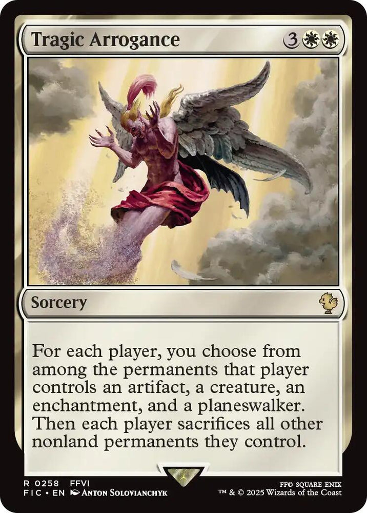 Tragic Arrogance (Surge Foil) [FINAL FANTASY Commander]
