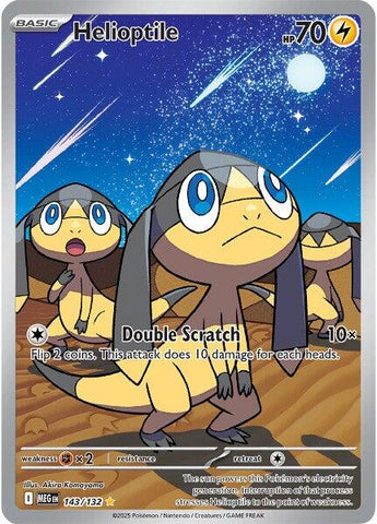 Helioptile (143/132) [Mega Evolution: Base Set]