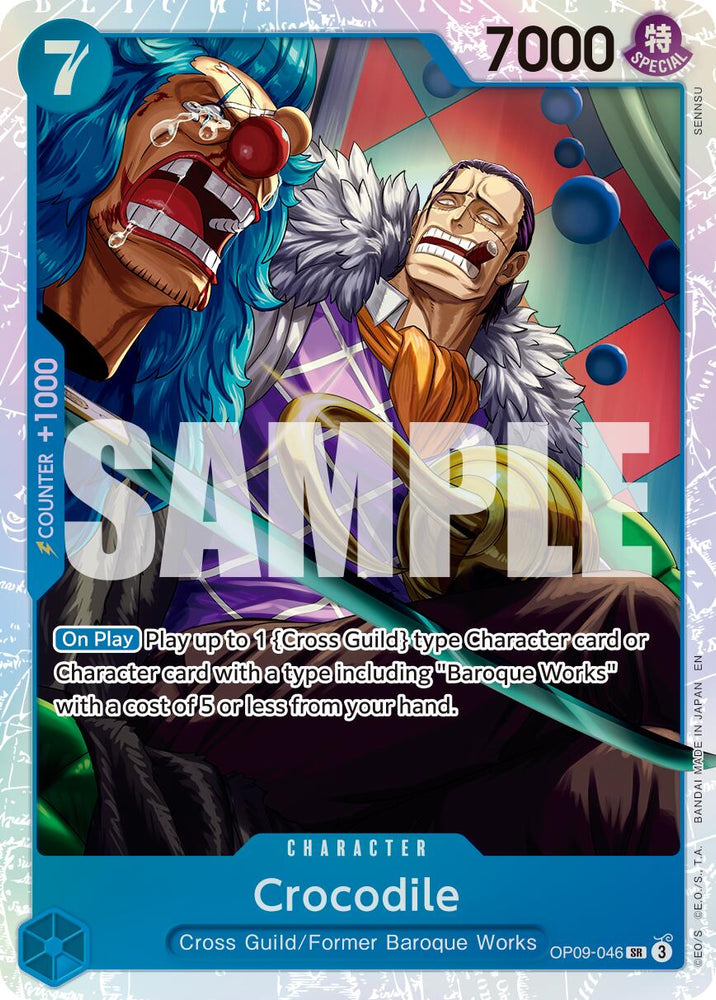 Crocodile (OP09-046) (Reprint) [Premium Booster -The Best- Vol. 2]