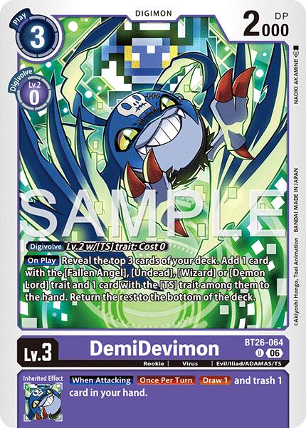 DemiDevimon [BT26-064] [Timeless Bonds]