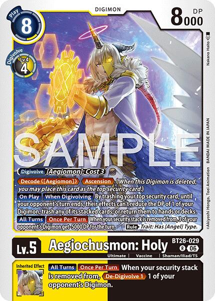 Aegiochusmon: Holy [BT26-029] [Timeless Bonds]