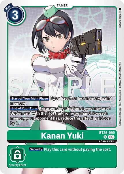 Kanan Yuki [BT26-090] [Timeless Bonds]