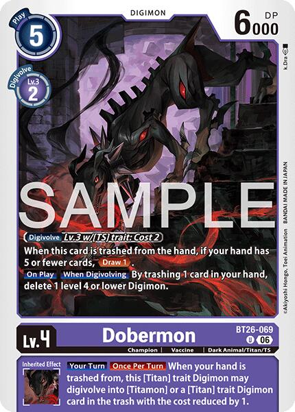 Dobermon [BT26-069] [Timeless Bonds]