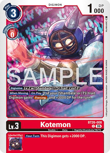 Kotemon [BT26-008] [Timeless Bonds]