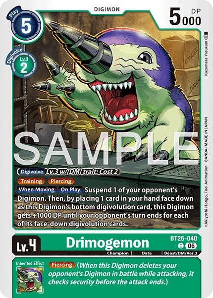 Drimogemon [BT26-040] [Timeless Bonds]