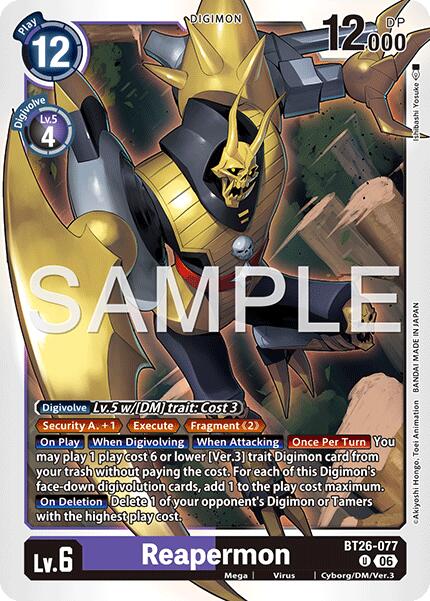 Reapermon [BT26-077] [Timeless Bonds]
