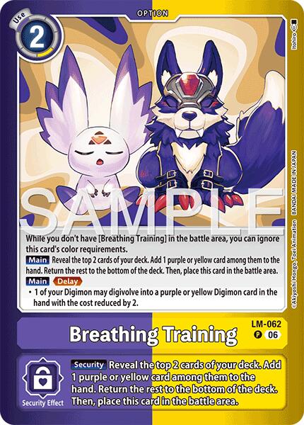 Breathing Training [LM-062] [Limited Card Pack -Final Crest-]
