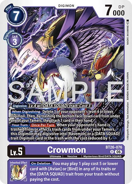 Crowmon [BT26-076] [Timeless Bonds]