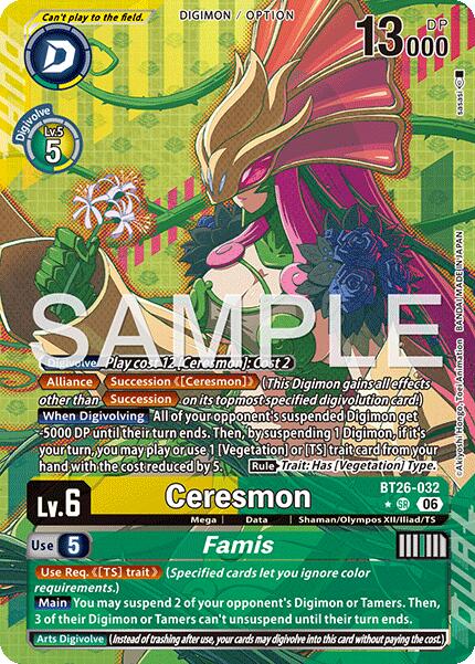 Ceresmon // Famis [BT26-032] (Alternate Art) [Timeless Bonds]