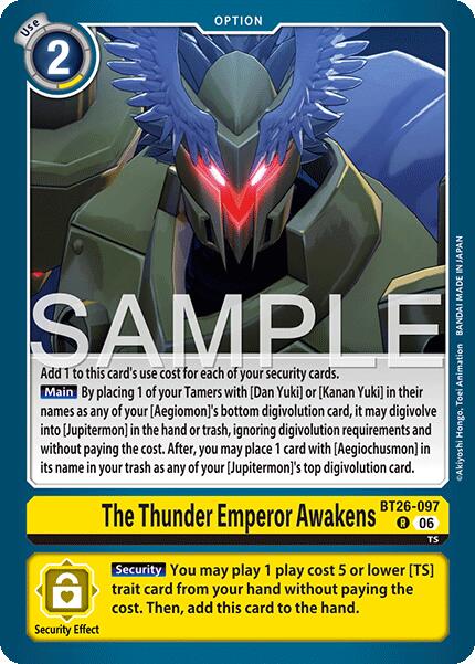 The Thunder Emperor Awakens [BT26-097] [Timeless Bonds]