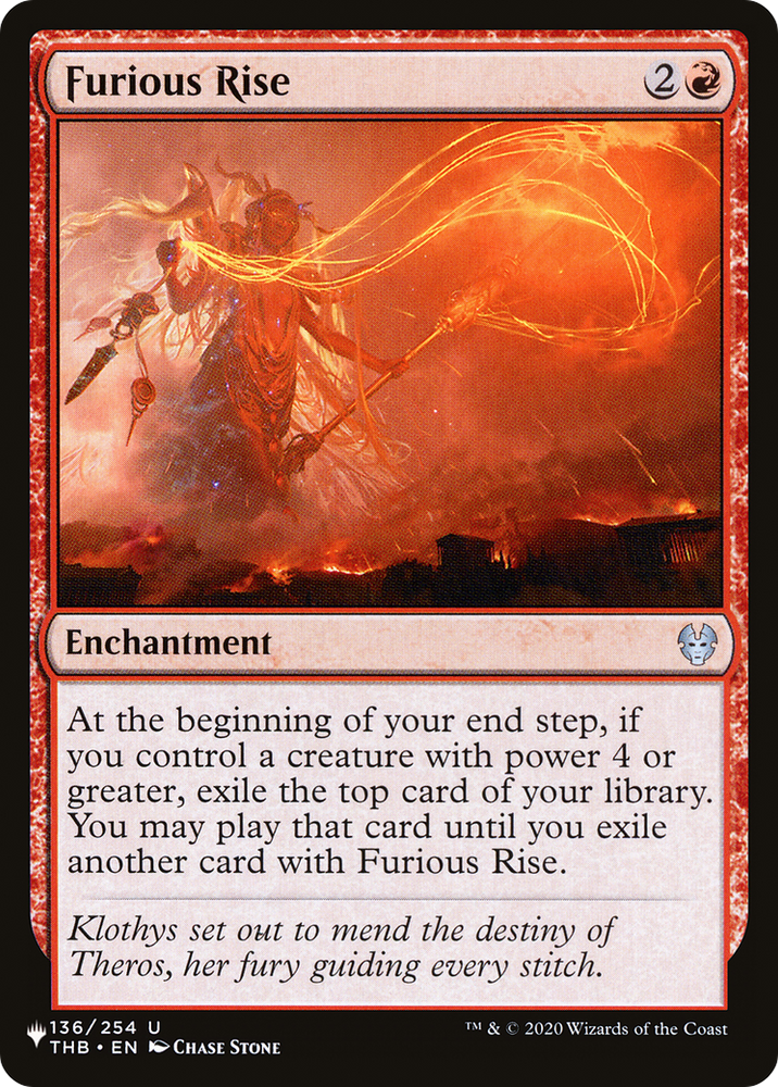 Furious Rise [The List Reprints]